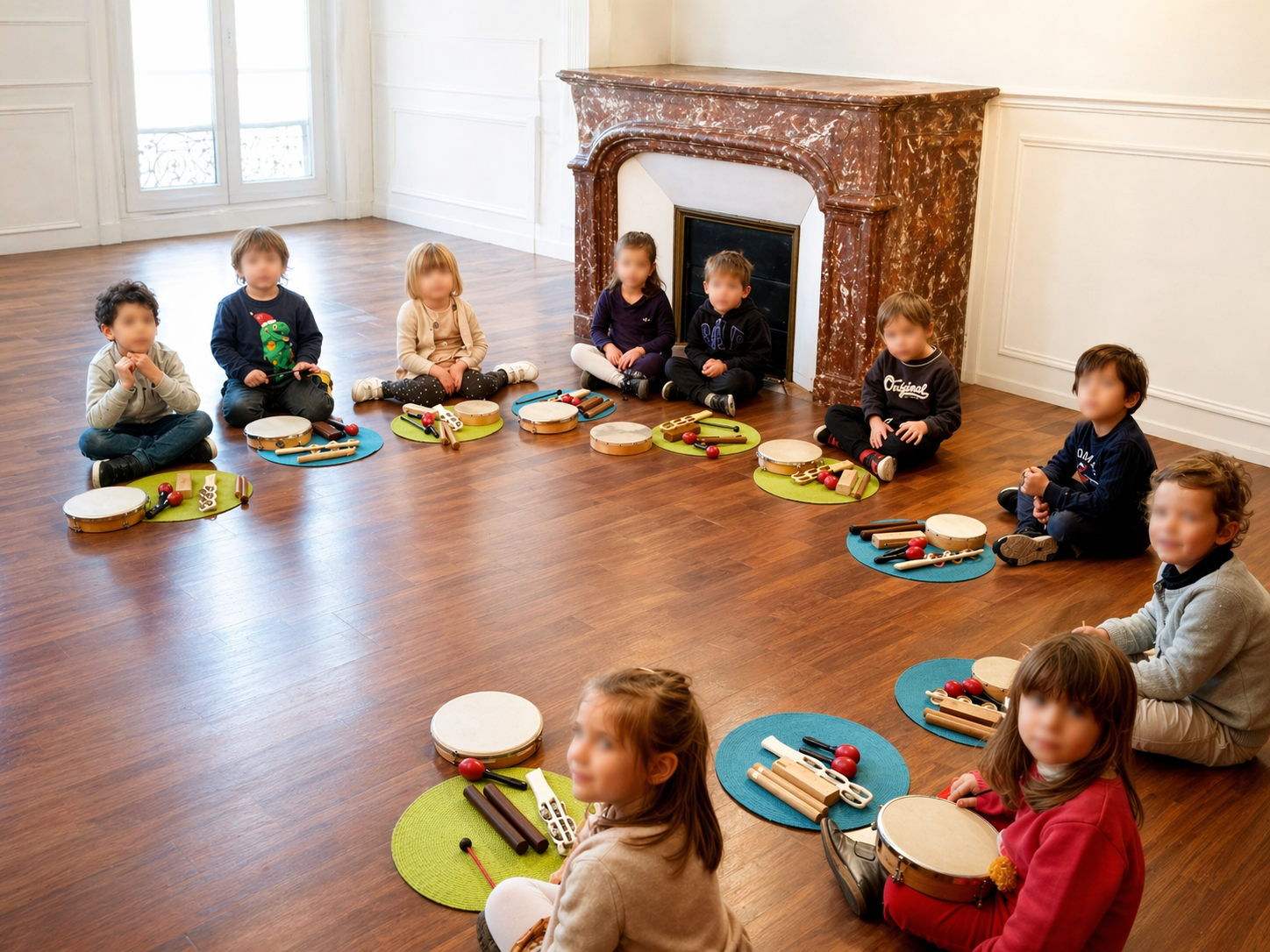 Éveil musical à Paris 8e – atelier Nid musical dès 2 ans chez Octave et Arpège