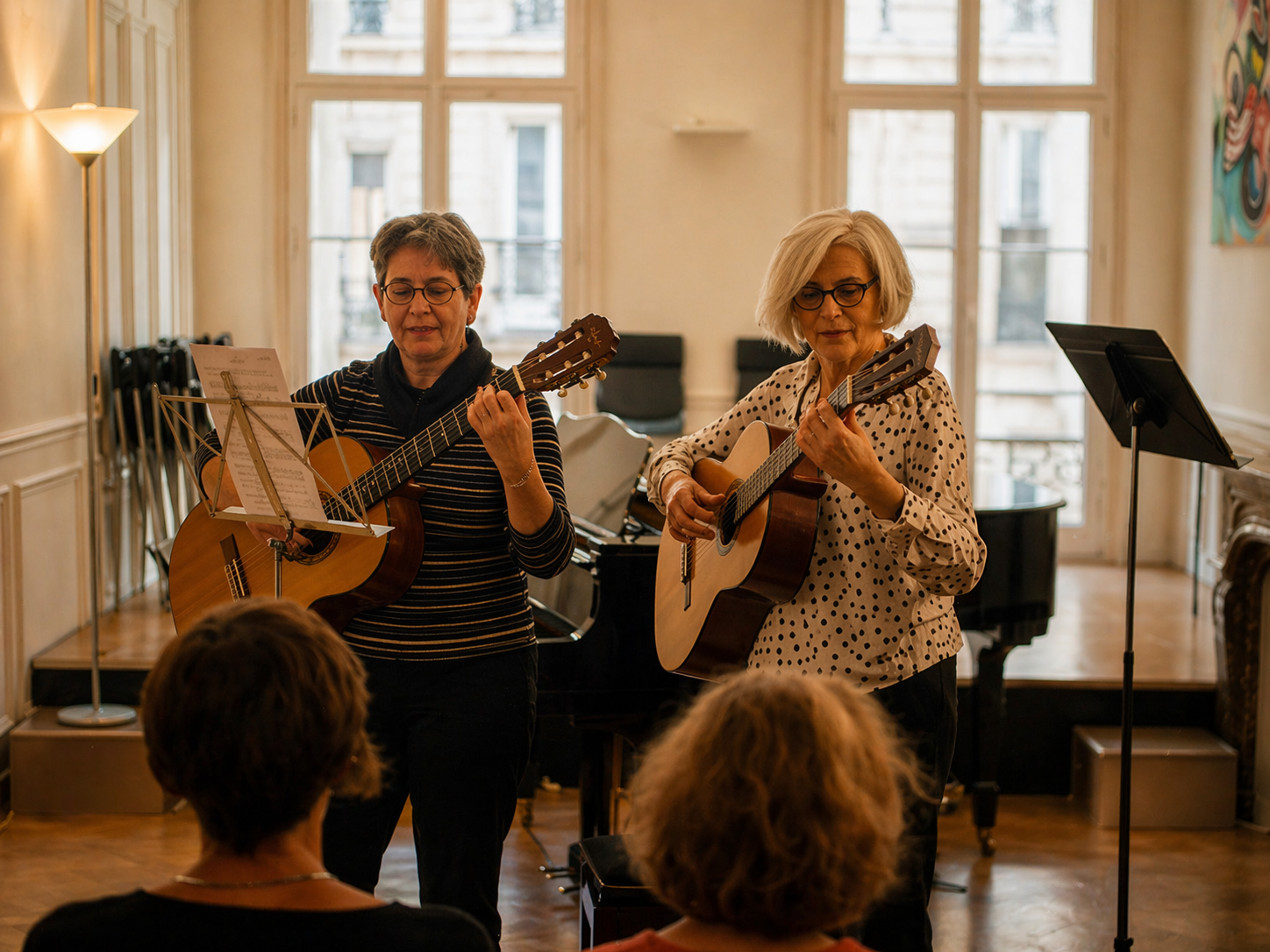 Cours de guitare à Paris – posture, son et jeu collectif