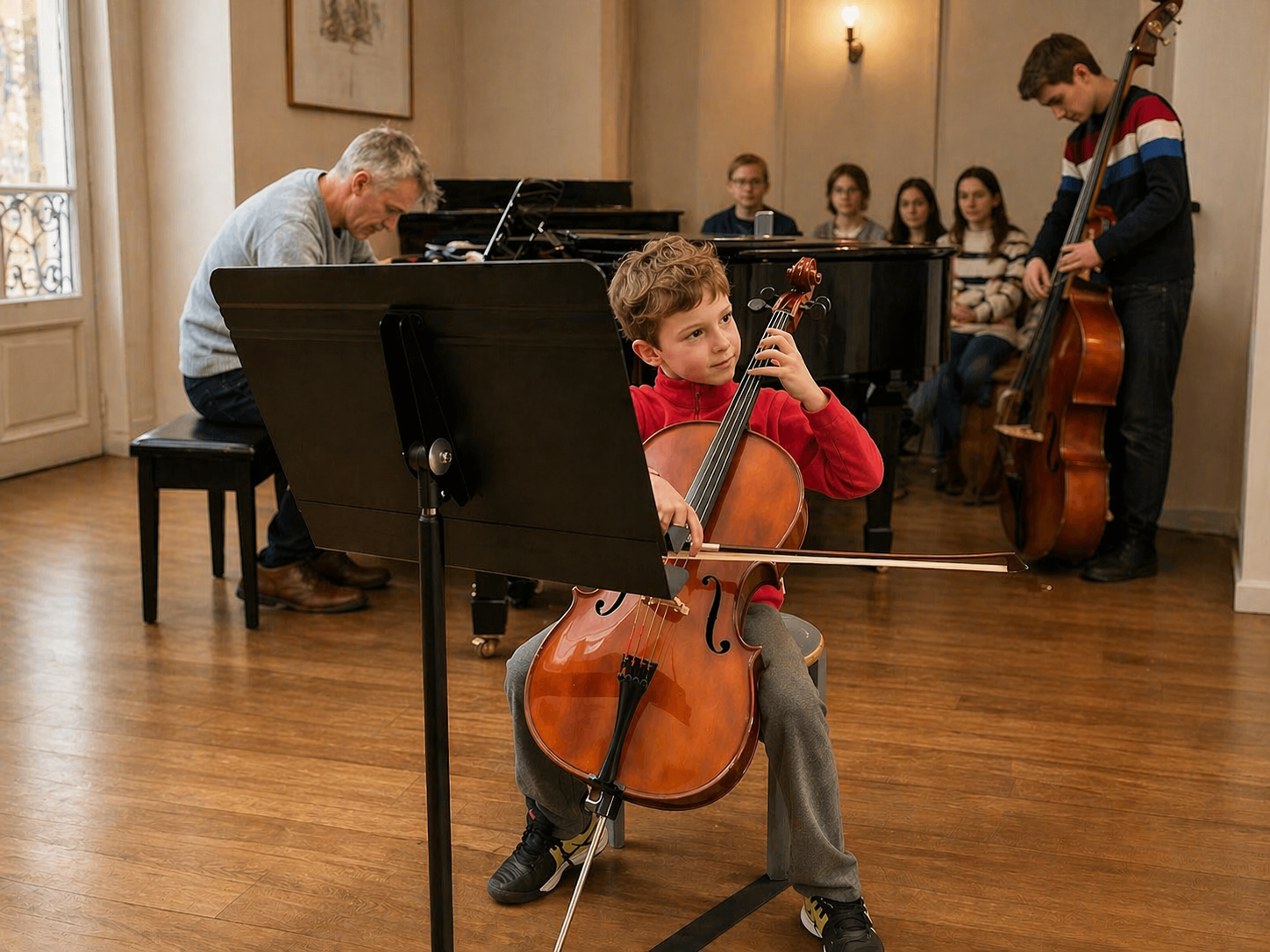 Cours de violoncelle à Paris – posture, archet et son